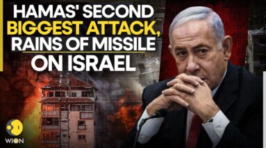 Israel- Hamas War: Hamas' Second Biggest Attack, Rains Of Missile On Israel | WION LIVE