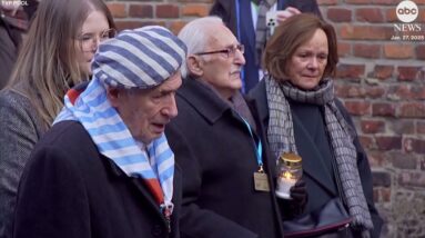 Auschwitz survivors mark 80th anniversary of Nazi death camp’s liberation