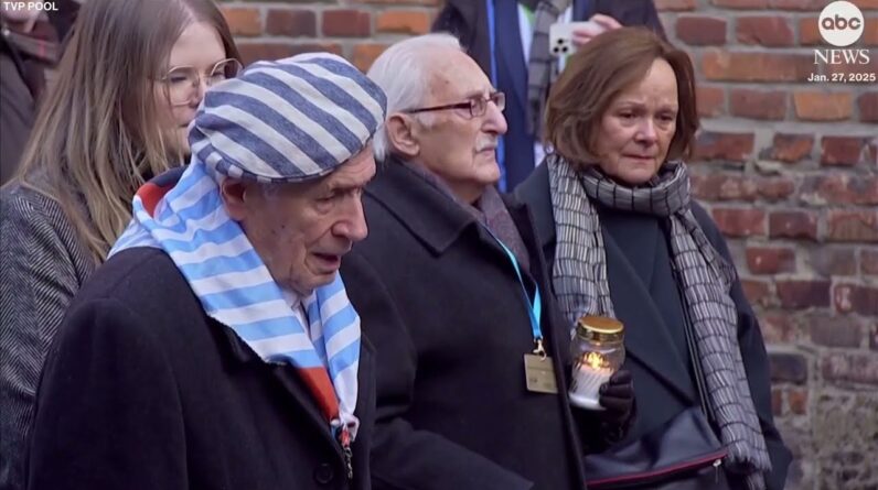 Auschwitz survivors mark 80th anniversary of Nazi death camp’s liberation