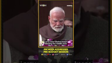 PM Modi In Pre-budget Session "I Pray Maa Lakshmi Keeps Blessing the Middle Class" | WION Shorts