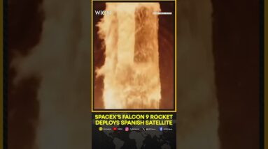 SpaceX's Falcon 9 Rocket Deploys Spanish Satellite | WION Shorts