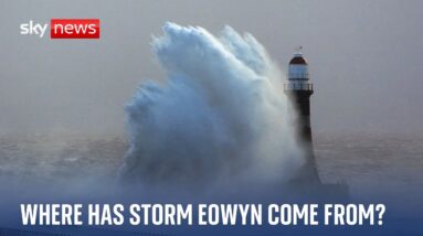 Storm Eowyn 'has reached the deepest point' says meteorologist