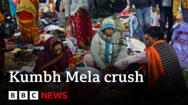 At least 12 feared dead in crush at India's Kumbh Mela festival | BBC News