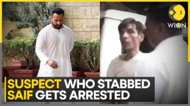 Saif Ali Khan Attack Case: CCTV Footage Helps Mumbai Police Arrest Actor's Attacker | WION