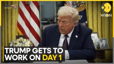 Trump Inauguration 2025: US President Gets To Work On Day 1, Signs Slew Of Executive Orders | WION