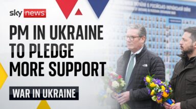 Starmer in Kyiv to 'show solidarity and support with Ukraine' | Sky's Beth Rigby joins PM