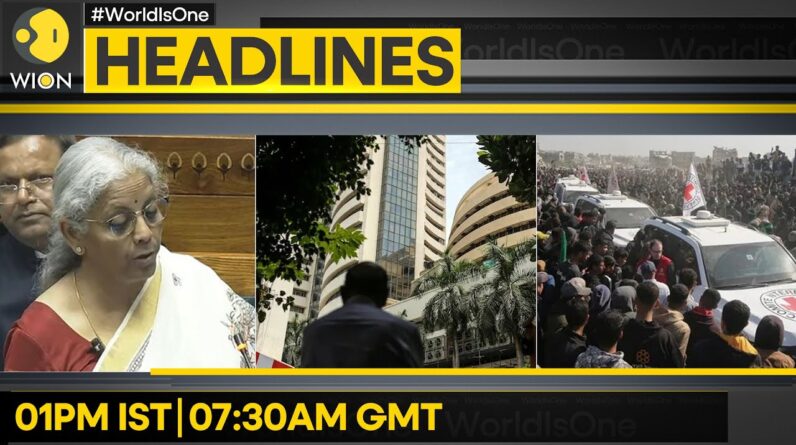 Budget 2025: Markets Turn Red, Sensex Down 300 Pts | Hamas Releases 2 Hostages | WION Headlines