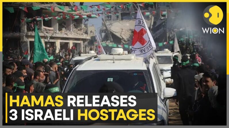 Israel-Hamas Ceasefire Deal: Hamas Releases 3 More Hostages As Per Ceasefire Deal | WION