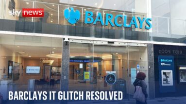 Barclays: Major 'technical issue' has been resolved