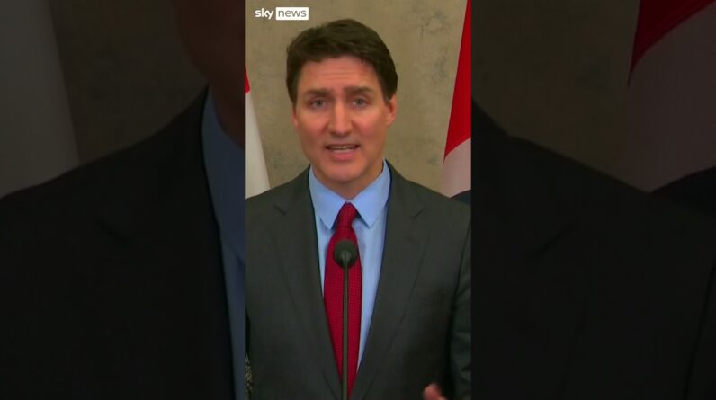 Canadian PM Trudeau announces retaliatory tariffs on US