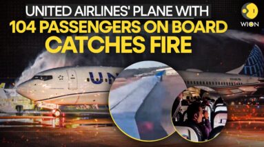 United Airline Plane Fire LIVE: United Airlines' Plane with 104 Passengers On Board Catches Fire