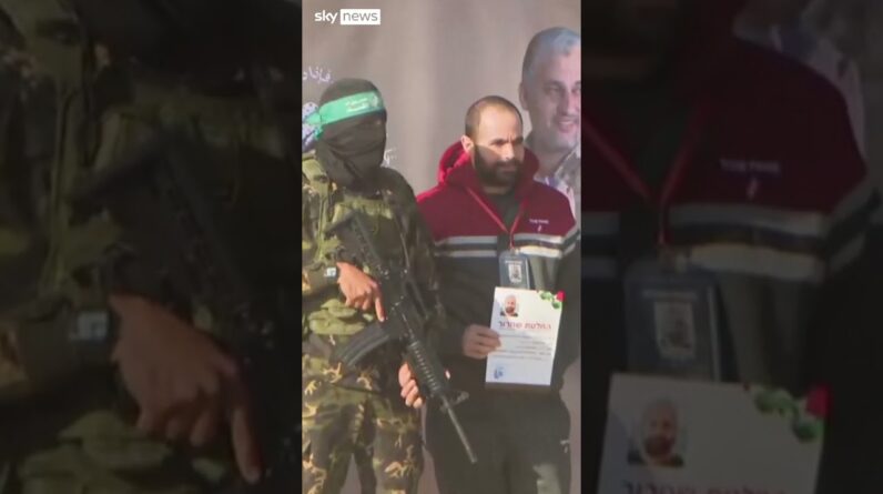 Hostages handed over by Hamas