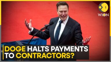 Elon Musk Claims DOGE Halting Treasury Payments to US Contractors | World News | WION