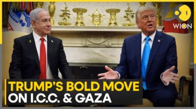 Trump Defends Netanyahu, Sanctions ICC Over Arrest Warrant And Gaza Plan Controversy | WION