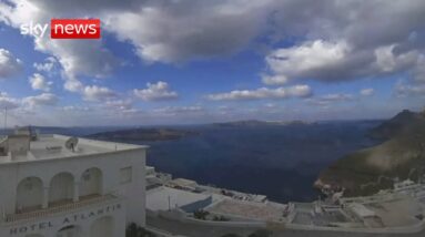 Santorini live after days of tremors and earthquakes