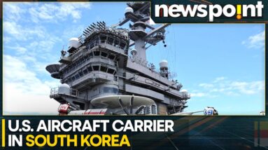 US Aircraft Carrier Enters South Korean Port As Show Of Force | World News | WION Newspoint