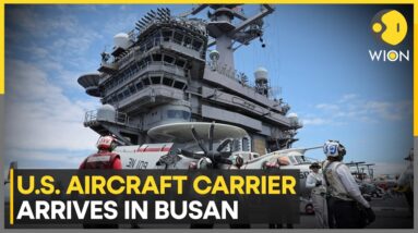 US Nuclear-Powered Aircraft Carrier Arrives in Busan | World News | WION